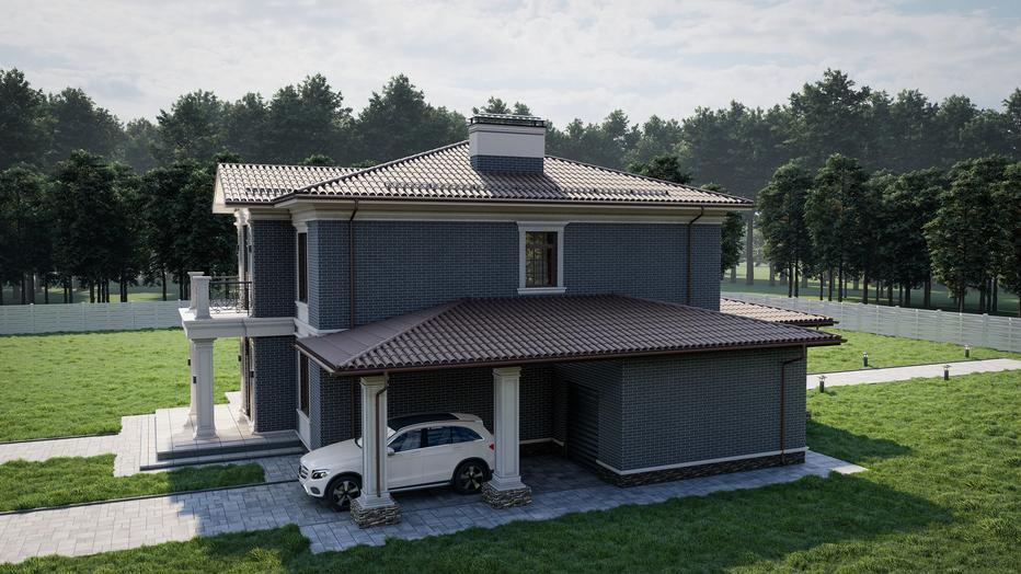 Проект дома Классик в элитном КП Emerald Village на Новорижском шоссе