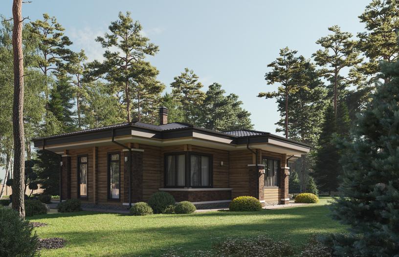Проект дома Зольден в элитном КП Emerald Village на Новой Риге