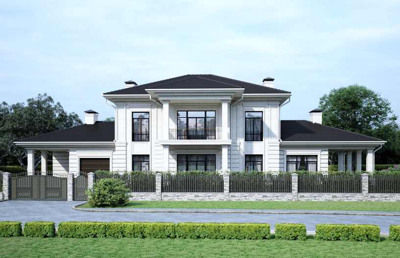 Проект дома Уильям в элитном КП Emerald Village на Новорижском шоссе