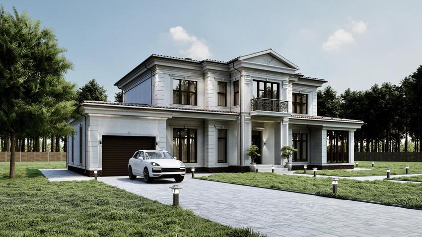 Проект Англия в элитном КП Emerald Village на Новой Риге