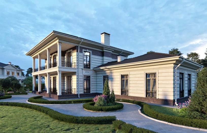 Проект дома Генрих в элитном КП Emerald Village на Новорижском шоссе