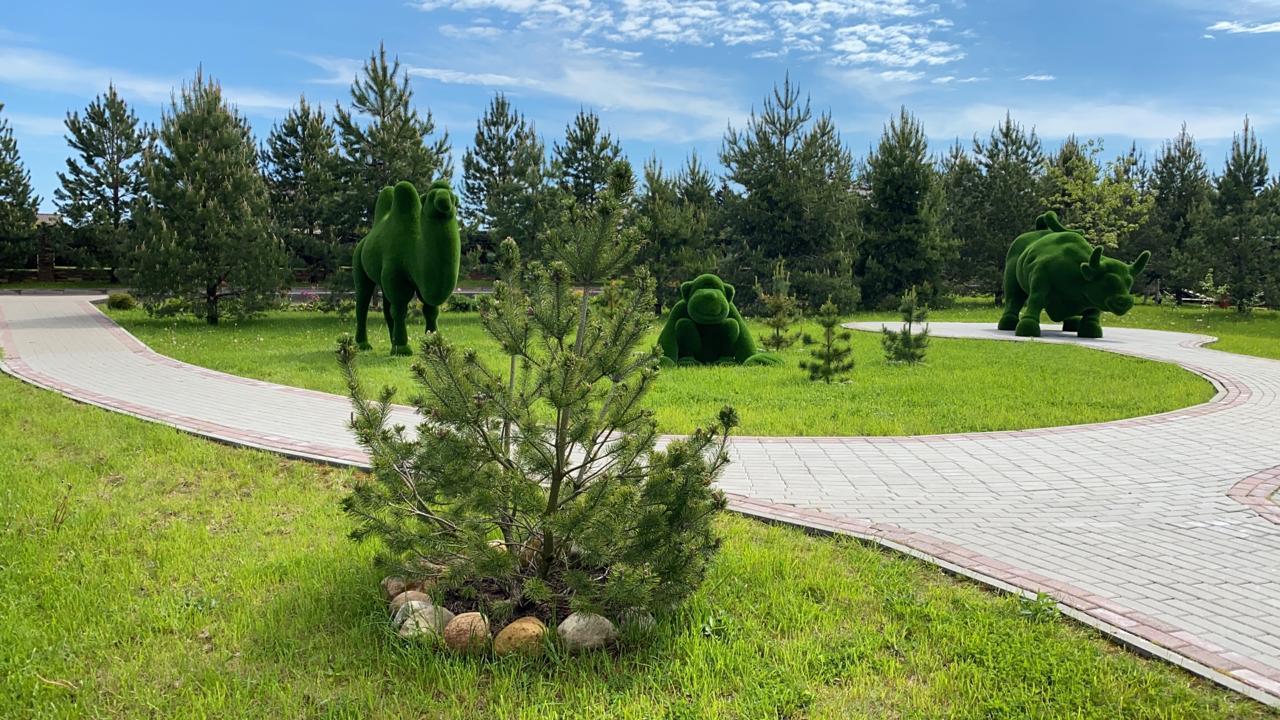 Парки и скверы в поселке Emerald Village