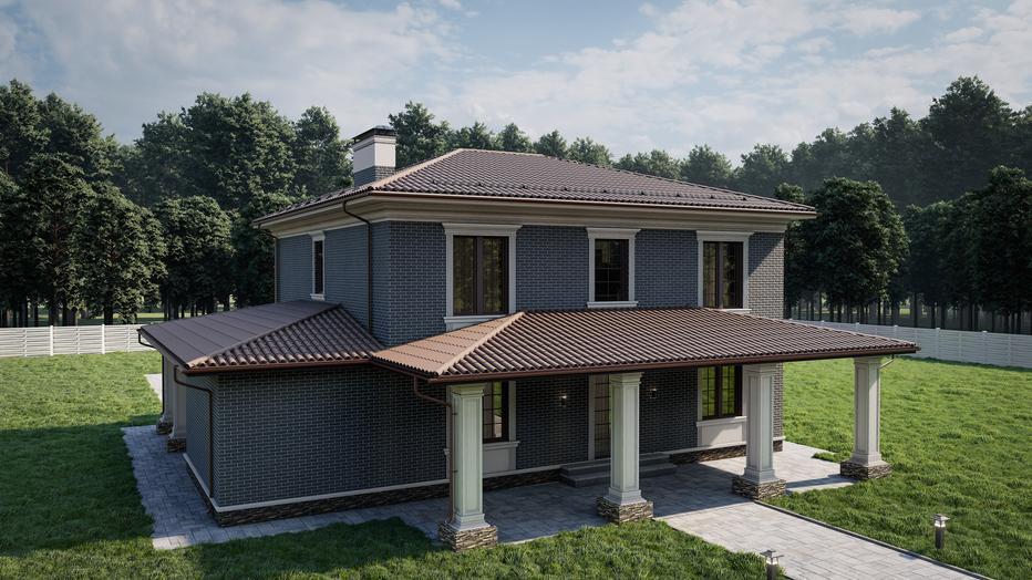 Проект дома Классик в элитном КП Emerald Village на Новорижском шоссе