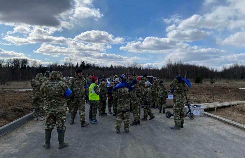 Пейнтбол в поселке Emerald Village