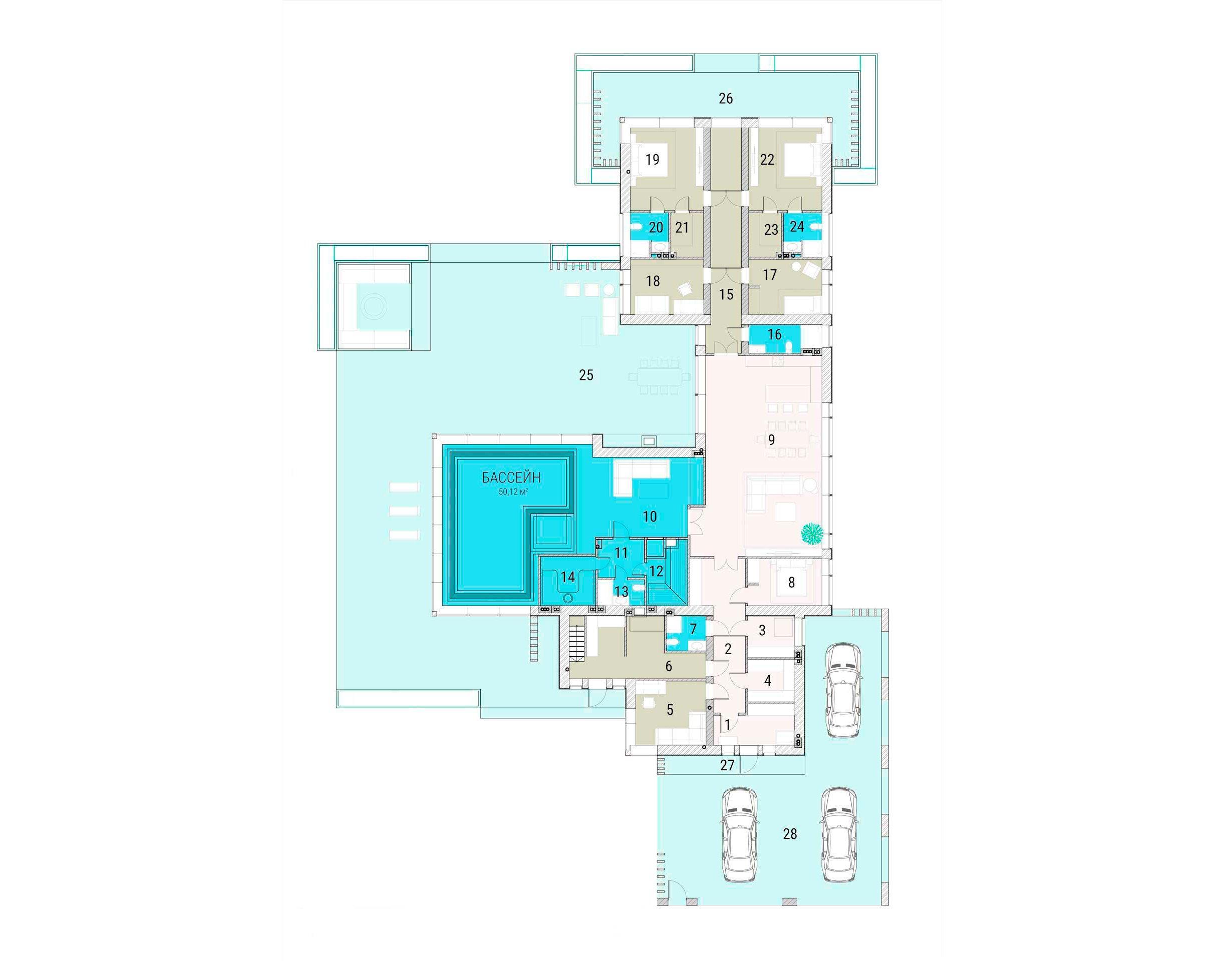 Проект Бергер в элитном КП Emerald Village на Новой Риге