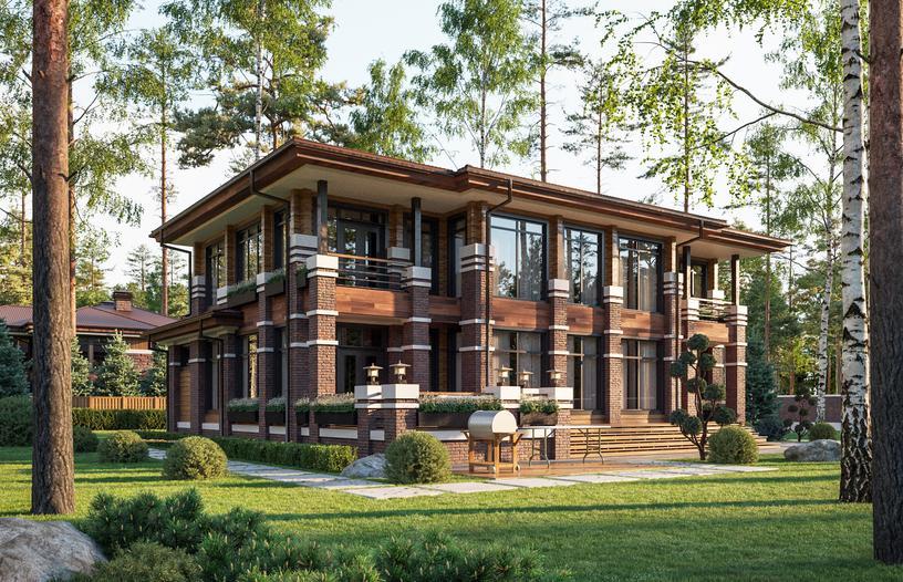 Проект дома Бремен в элитном КП Emerald Village на Новорижском шоссе