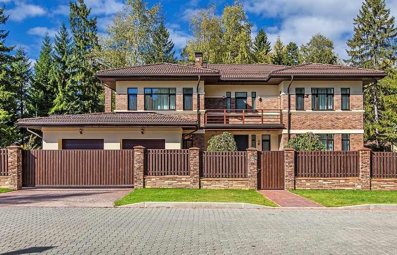 Проект дома Бильбао в элитном КП Emerald Village на Новой Риге