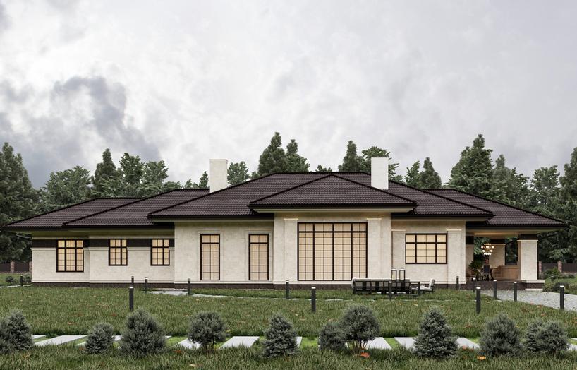Проект дома Лимбург в элитном КП Emerald Village на Новорижском шоссе
