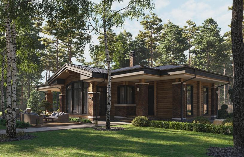 Проект дома Зольден в элитном КП Emerald Village на Новой Риге