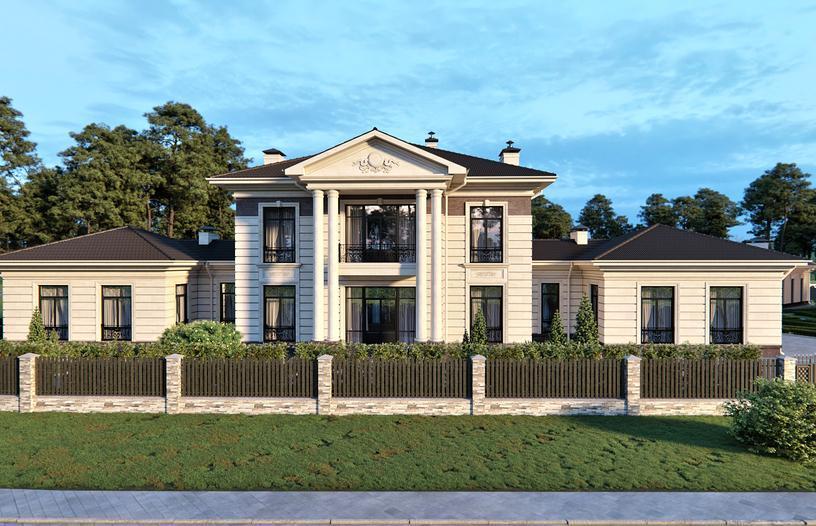Проект дома Генрих в элитном КП Emerald Village на Новорижском шоссе