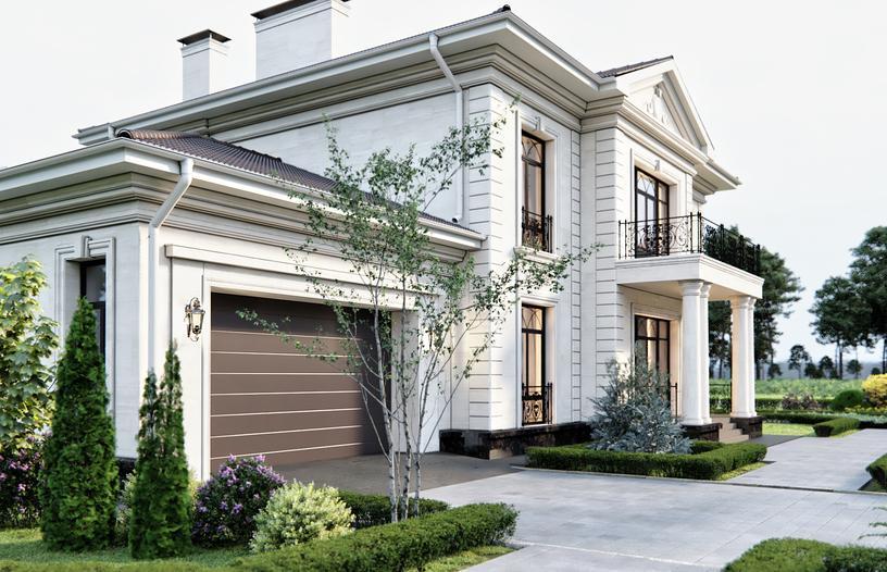 Проект дома Ричард в элитном КП Emerald Village на Новой Риге