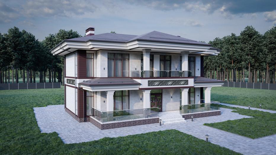 Проект дома Икс-Рэй в элитном КП Emerald Village на Новорижском шоссе