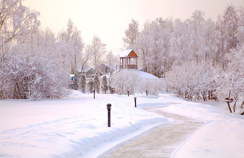 Фотографии поселка Emerald Village зимой
