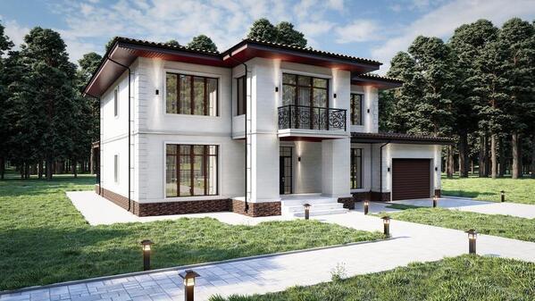 Проект Шато в элитном КП Emerald Village на Новой Риге