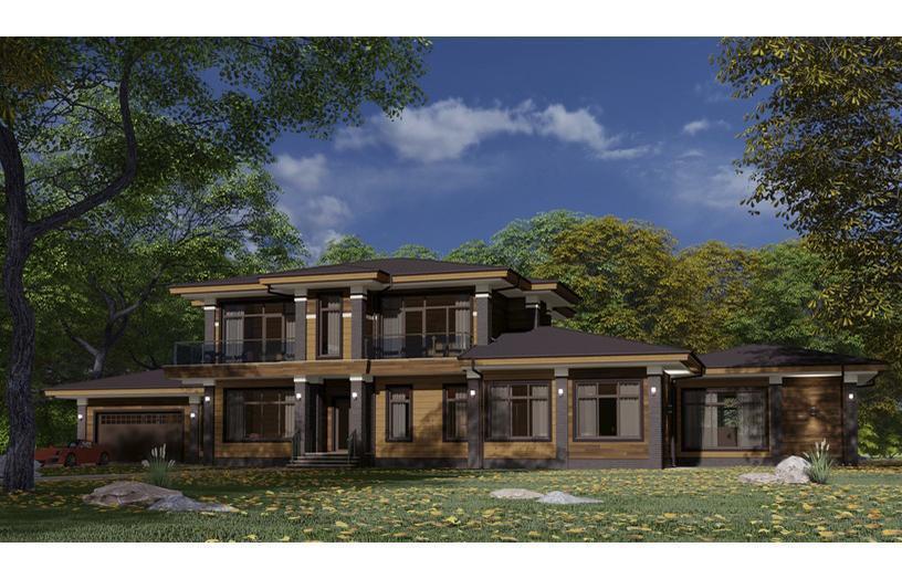Проект дома Баден-Баден в элитном КП Emerald Village на Новорижском шоссе