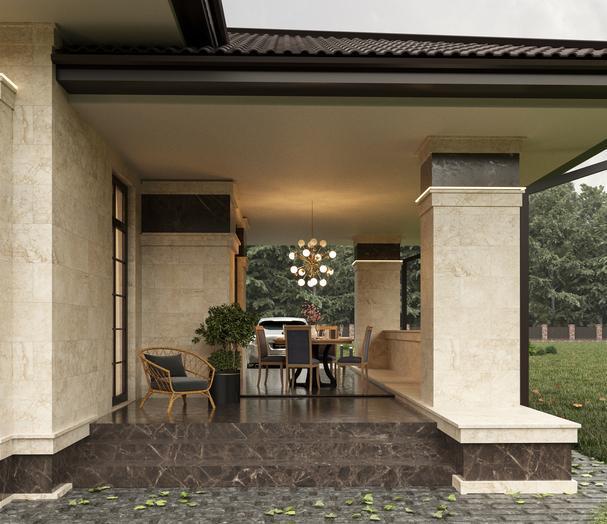 Проект дома Лимбург в элитном КП Emerald Village на Новорижском шоссе