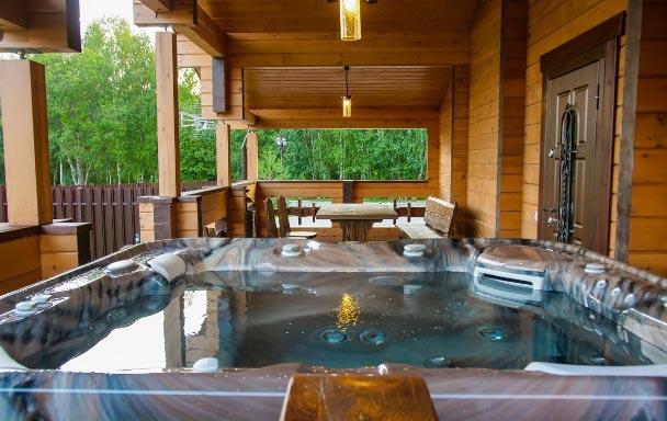 Банный комплекс в поселке Emerald Village