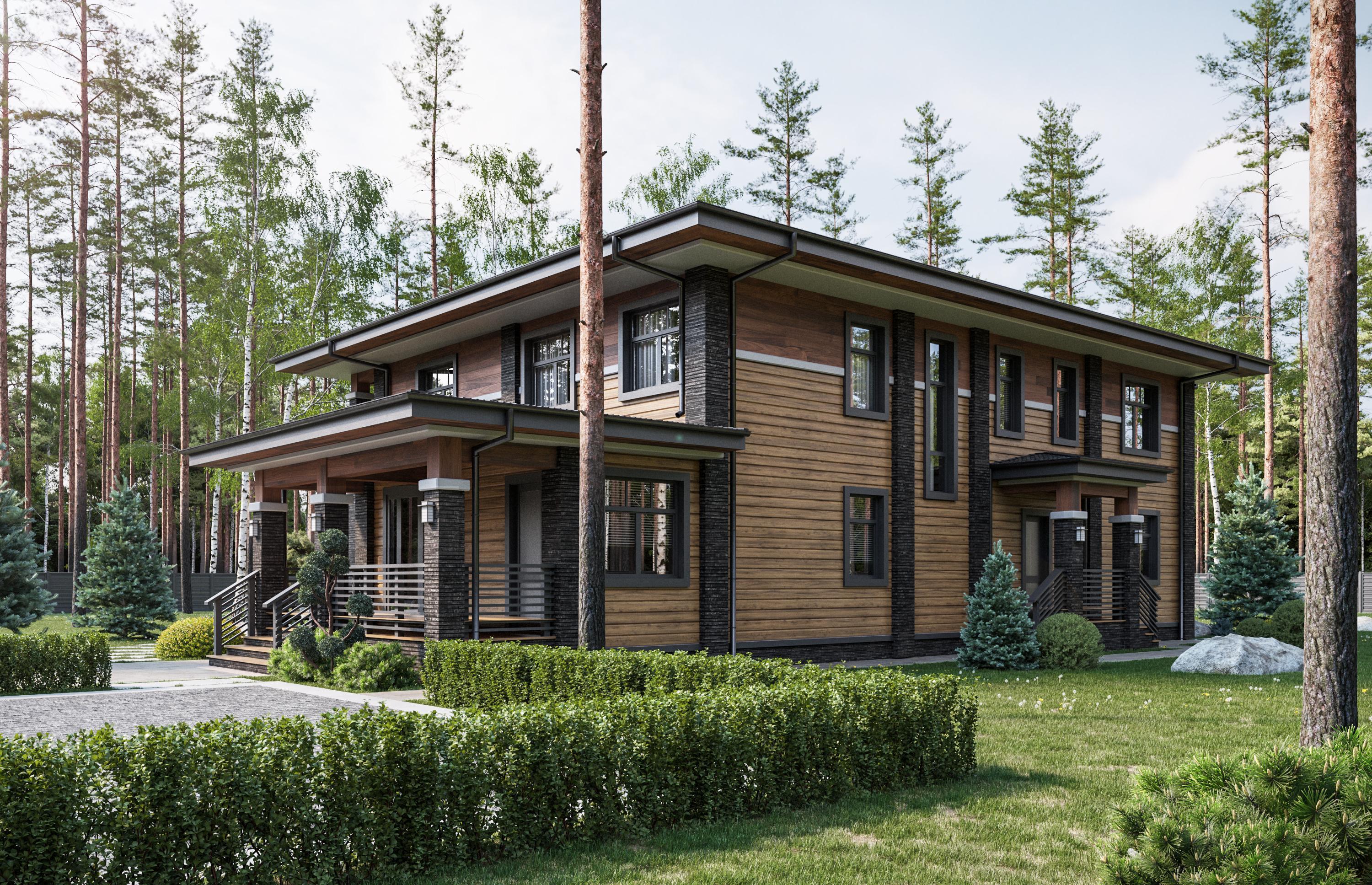 Проект дома Тироль в элитном КП Emerald Village на Новорижском шоссе