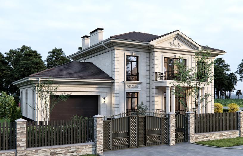Проект дома Ричард в элитном КП Emerald Village на Новорижском шоссе