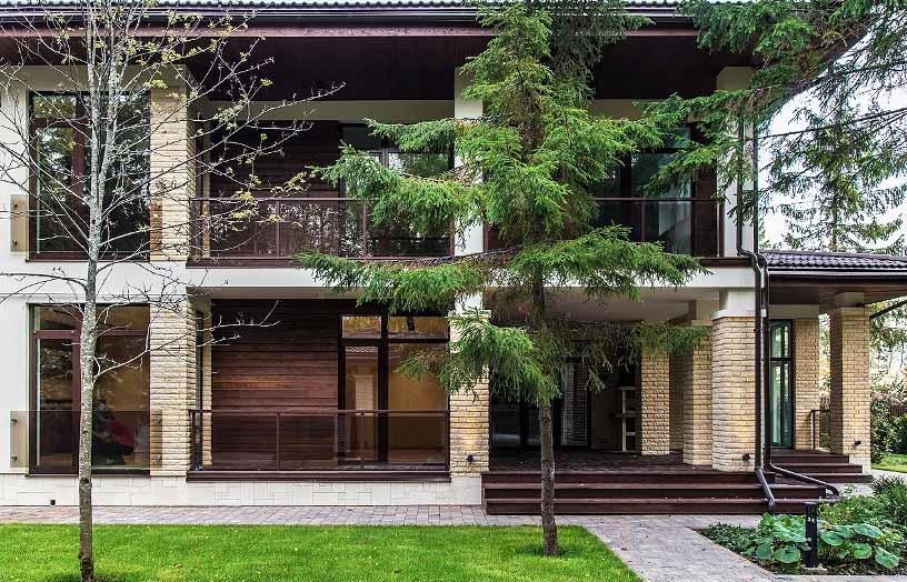 Проект дома Монпелье в элитном КП Emerald Village на Новорижском шоссе