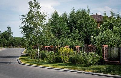 Вид на заселенные дома в элитном поселке Emerald Village